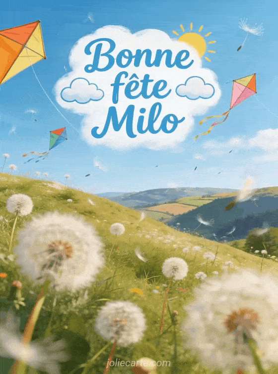 Bonne fête Milo - Bonne fete milo homme