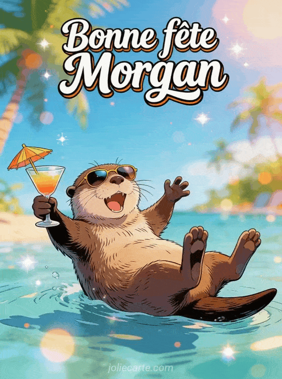 Bonne fête Morgan - Morgan image bonne fete