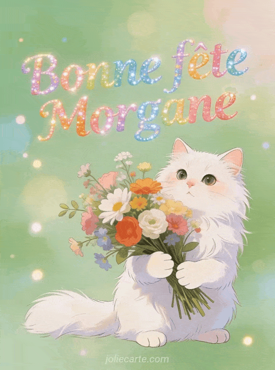 Bonne fête Morgane - Morgane gif bonne fete