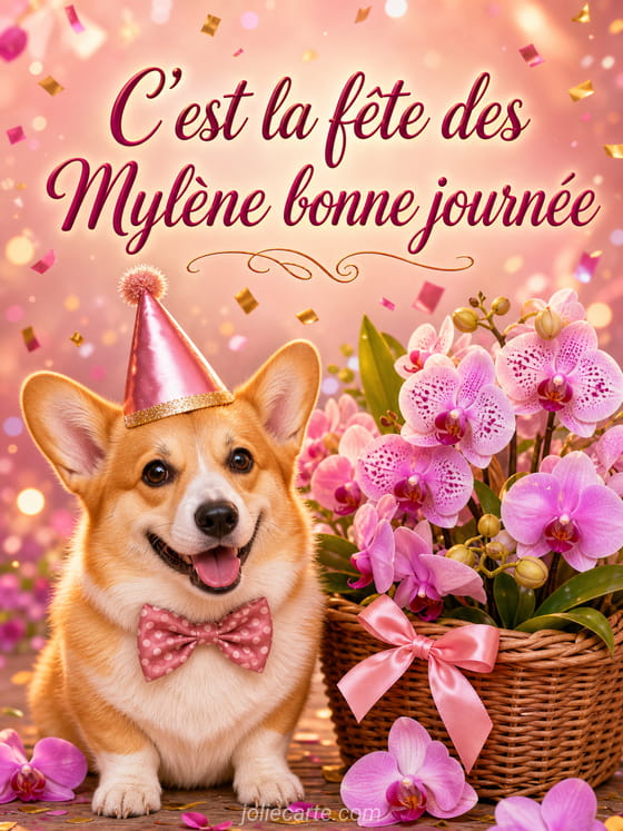 Carte bonne fĂȘte MylĂšne