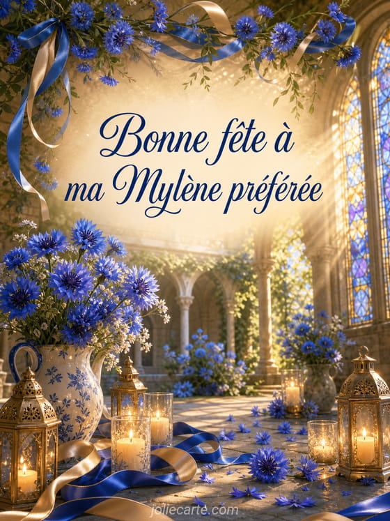 Carte bonne fĂȘte MylĂšne