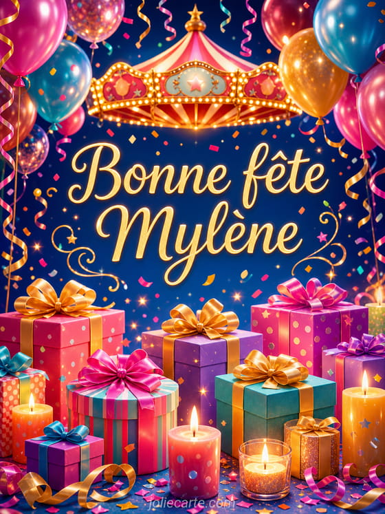 Carte bonne fĂȘte MylĂšne