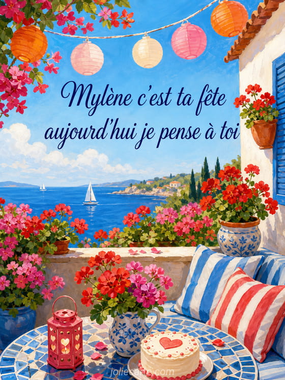 Carte bonne fĂȘte MylĂšne