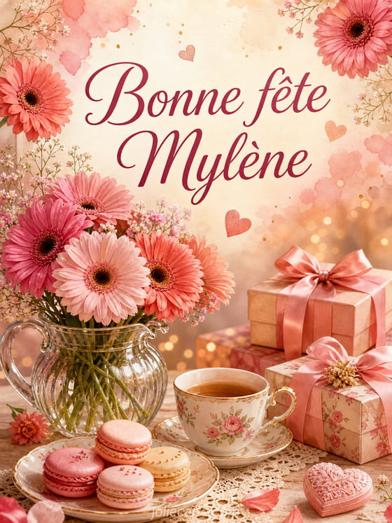 Carte bonne fĂȘte MylĂšne