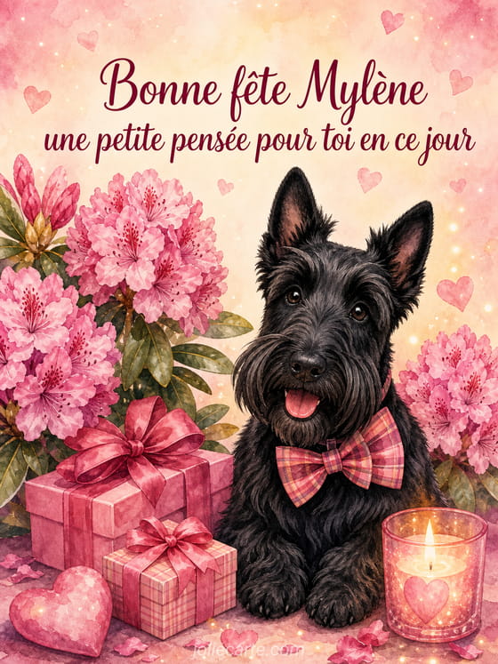 Carte bonne fĂȘte MylĂšne