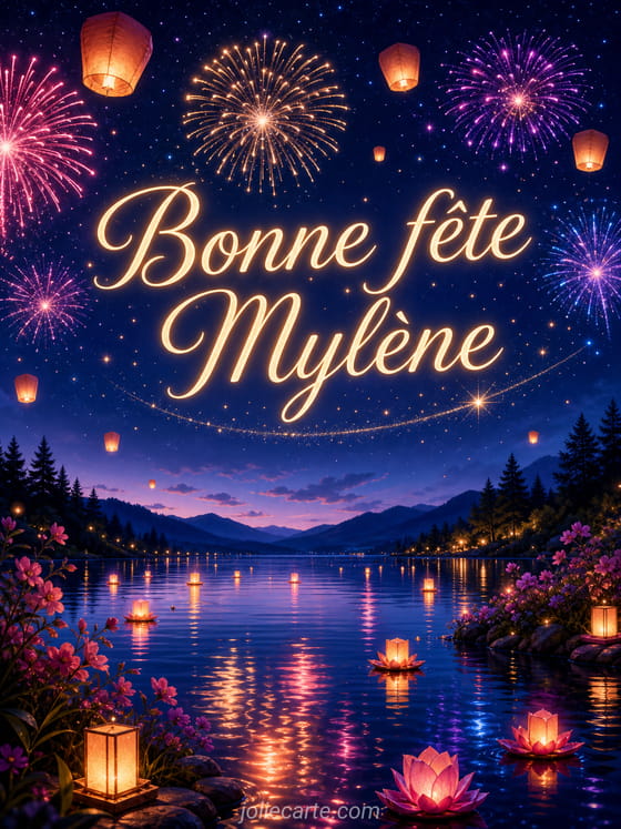 Carte bonne fĂȘte MylĂšne