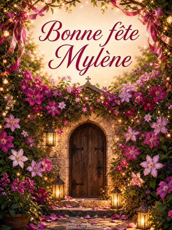Carte bonne fĂȘte MylĂšne