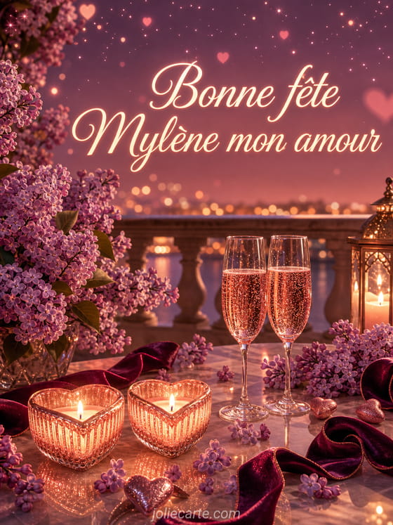 Carte bonne fĂȘte MylĂšne