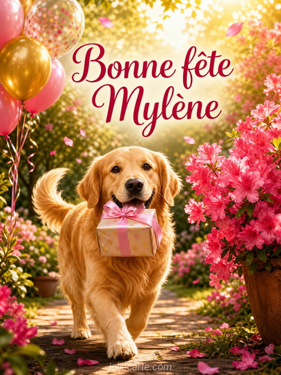 Carte bonne fĂȘte MylĂšne