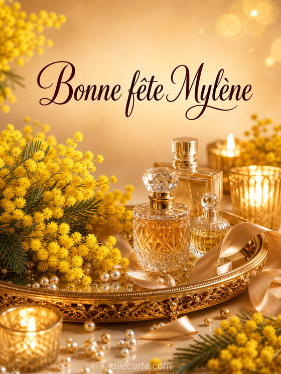 Carte bonne fĂȘte MylĂšne