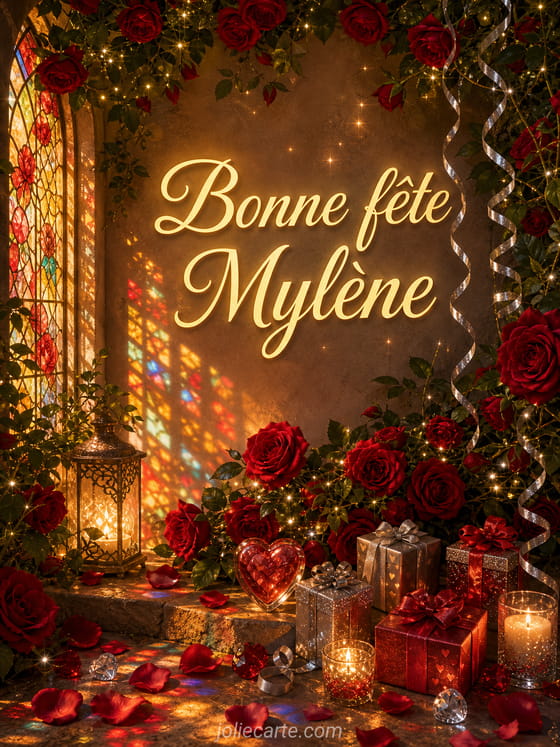 Carte bonne fĂȘte MylĂšne