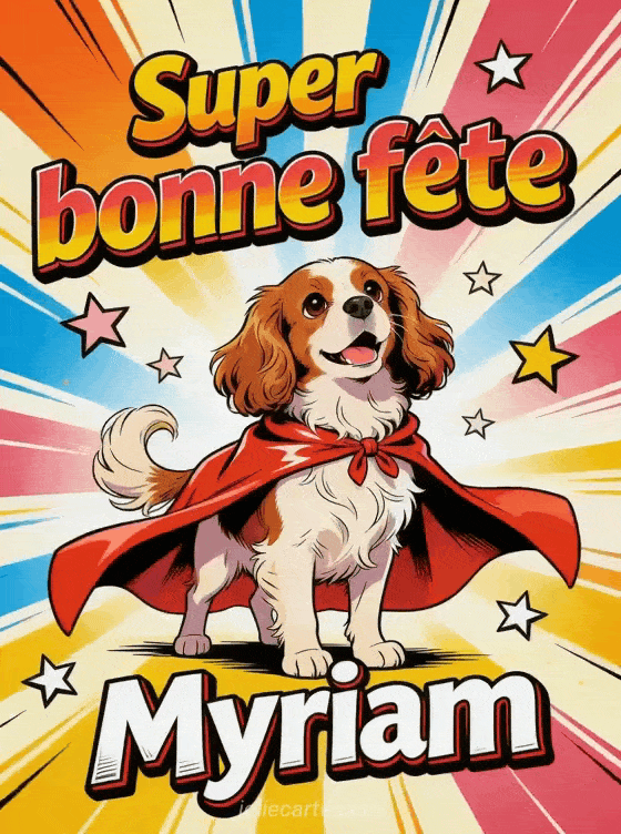 Bonne fête Myriam - Myriam gif bonne fete gratuit