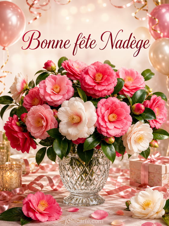 Carte bonne fête Nadège