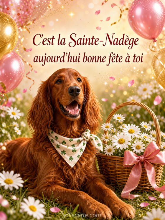 Carte bonne fête Nadège