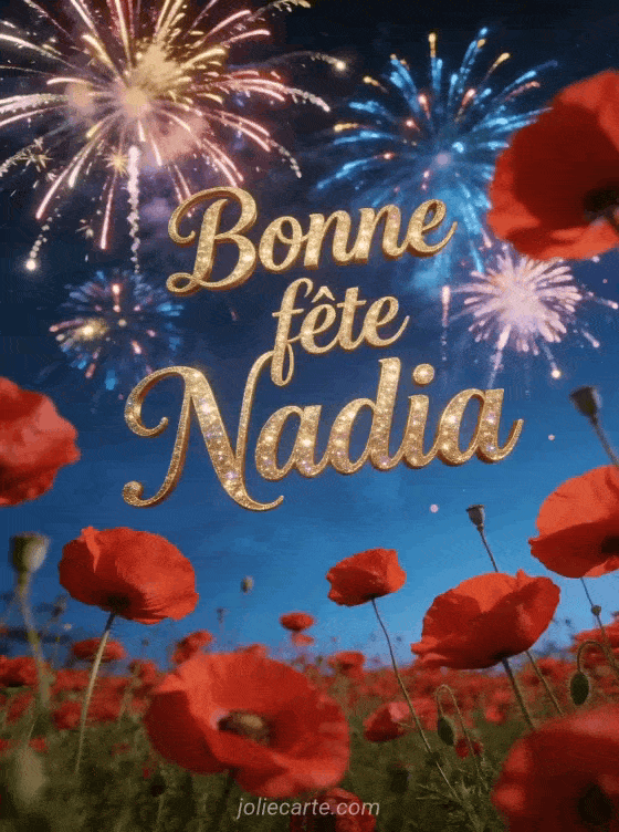 Bonne fête Nadia - Nadia bonne fete image