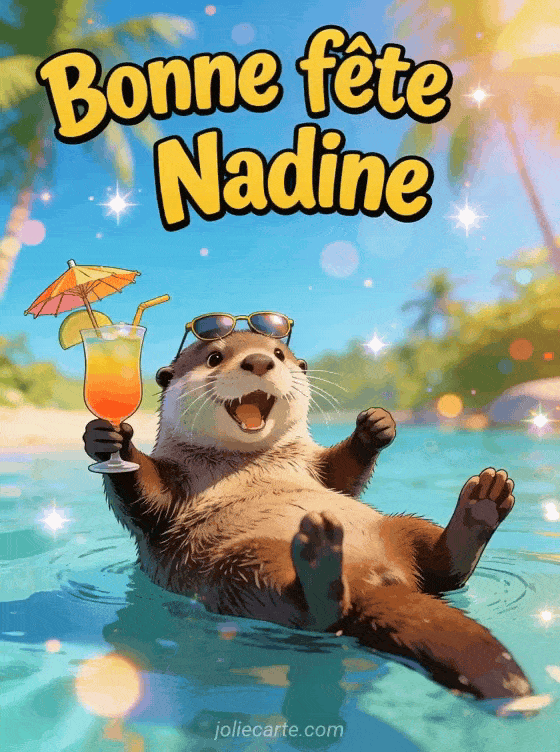 Bonne fête Nadine - Nadine image bonne fete