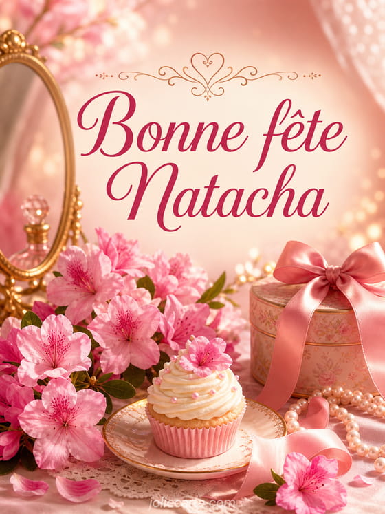 Carte bonne fête Natacha