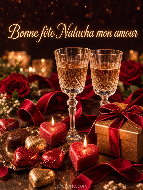 Carte bonne fête Natacha