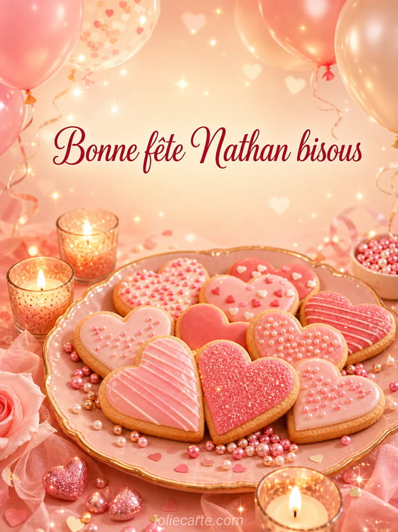 Carte bonne fĂȘte Nathan