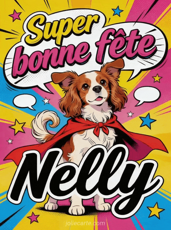 Bonne fête Nelly - Nelly gif bonne fete gratuit