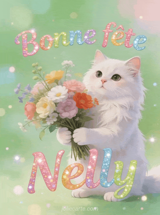Bonne fête Nelly - Nelly gif bonne fete