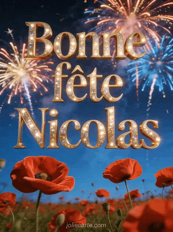 Bonne fête Nicolas - Nicolas bonne fete image