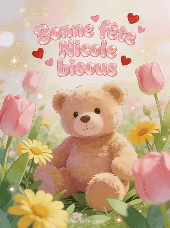 Bonne fête Nicole - Nicole bonne fete mon coeur