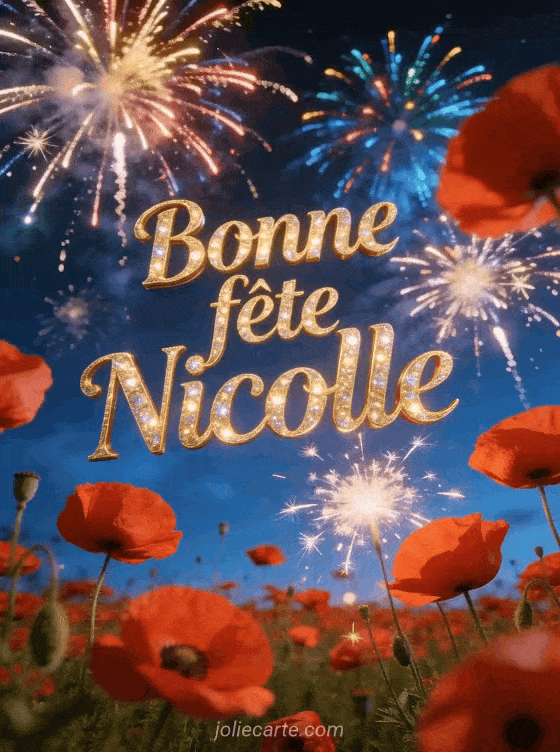 Bonne fête Nicolle - Bonne fete nicolle gratuit