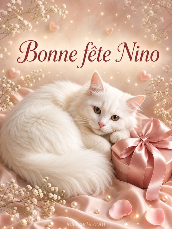 Carte bonne fĂȘte Nino