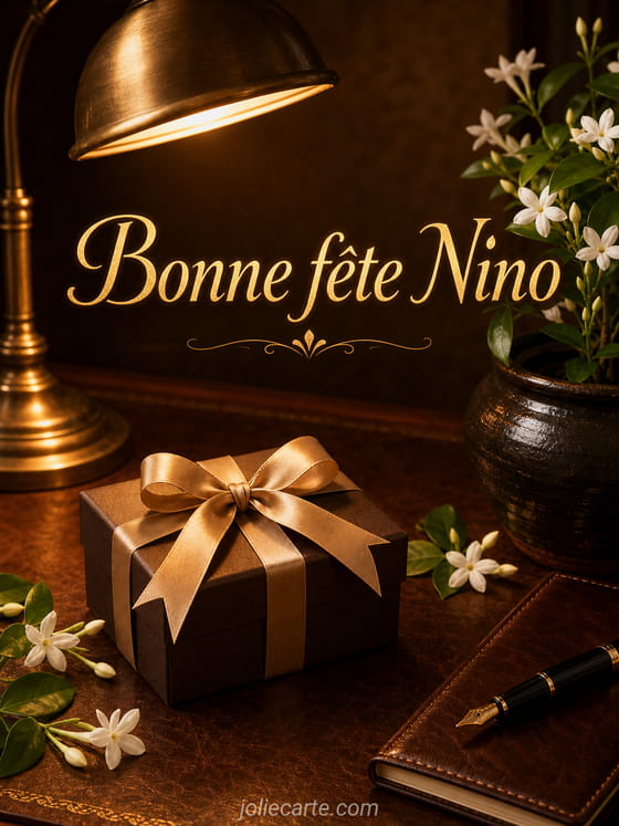 Carte bonne fĂȘte Nino