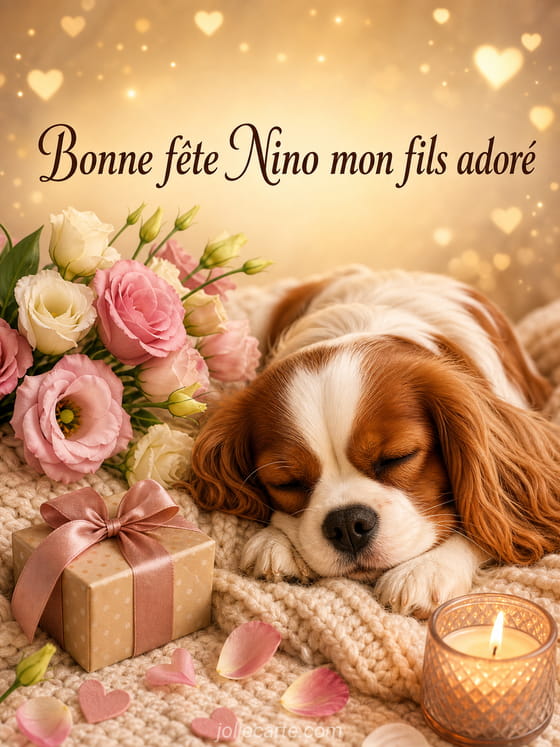 Carte bonne fĂȘte Nino