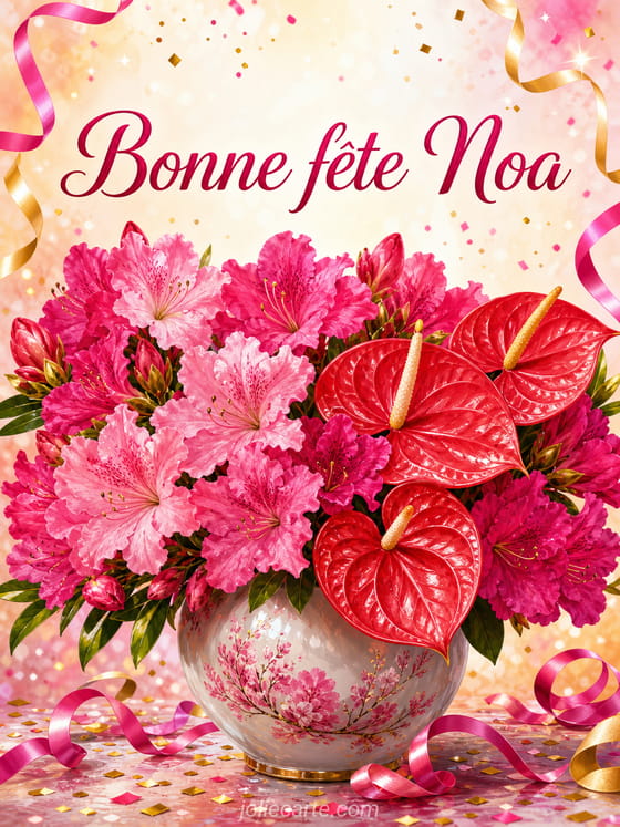 Carte bonne fête Noa