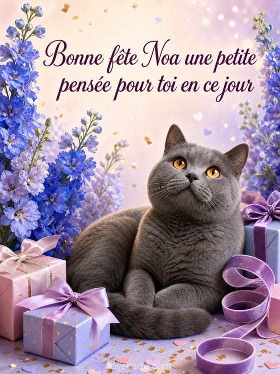 Carte bonne fête Noa
