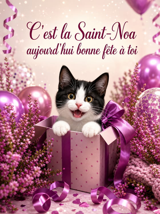Carte bonne fête Noa