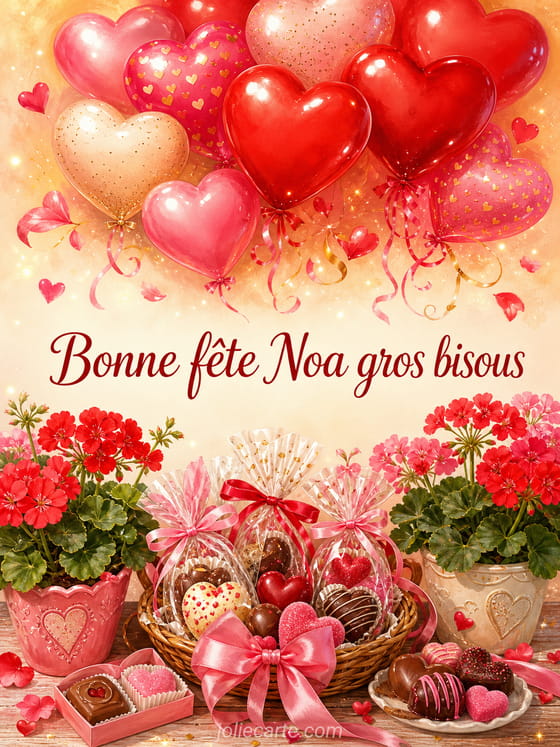 Carte bonne fête Noa