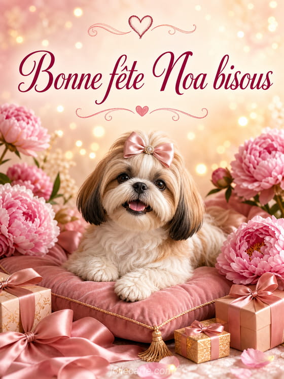 Carte bonne fête Noa