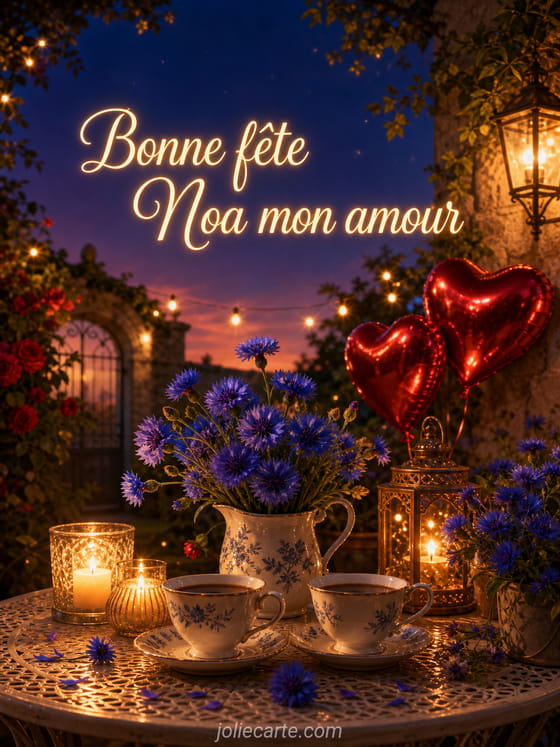 Carte bonne fête Noa