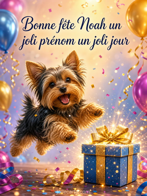 Carte bonne fête Noah