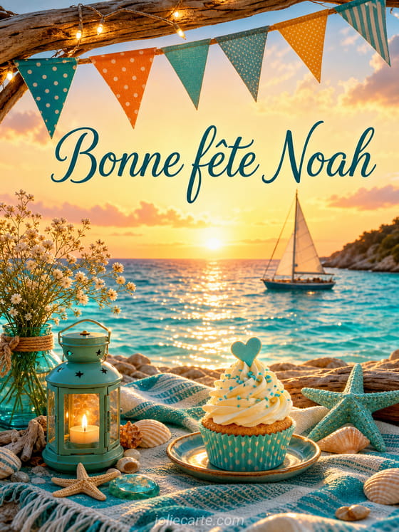 Carte bonne fête Noah