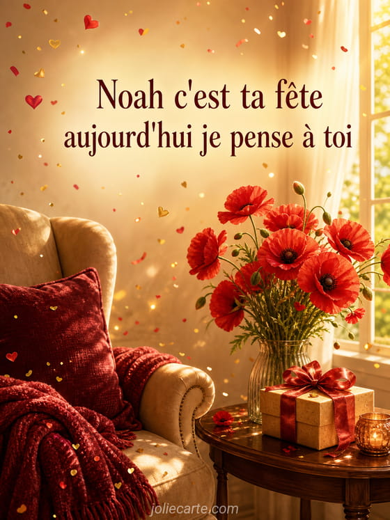 Carte bonne fête Noah
