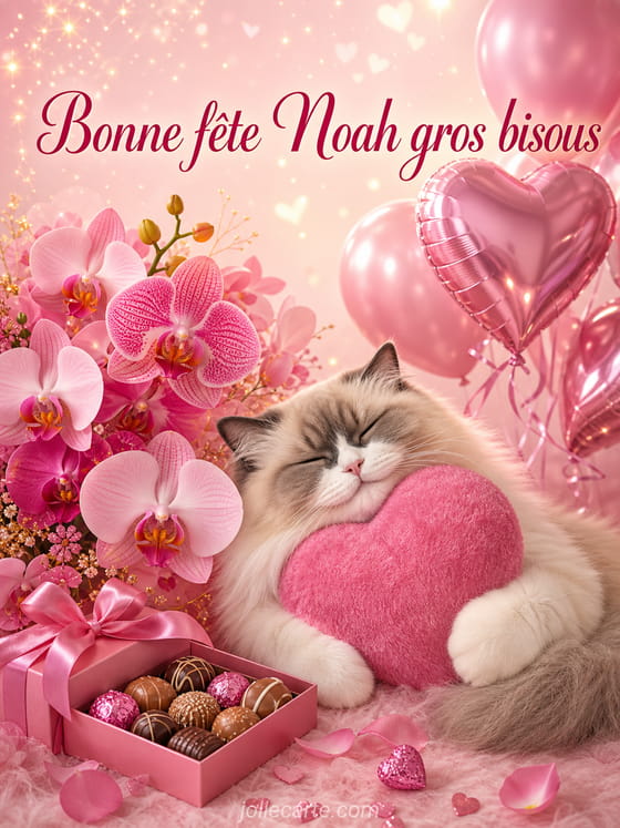 Carte bonne fête Noah