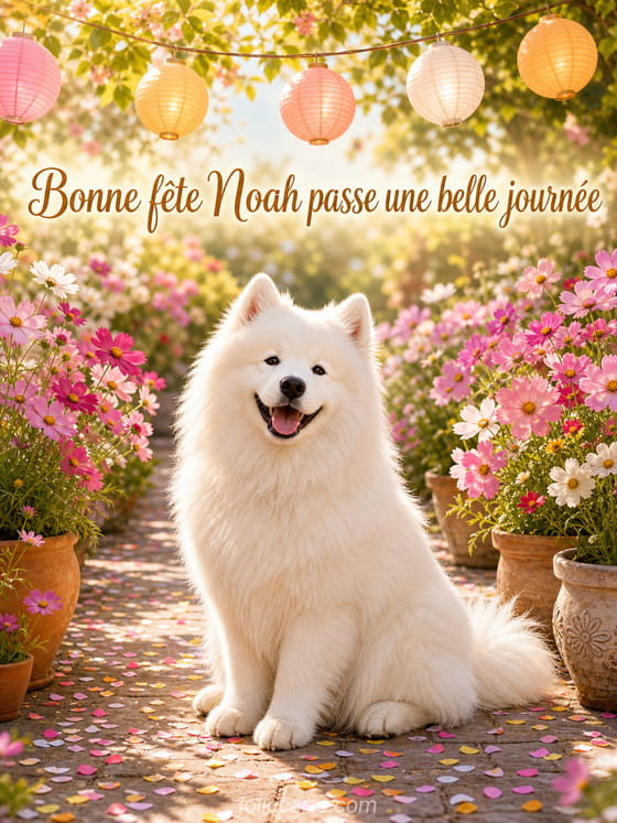 Carte bonne fête Noah