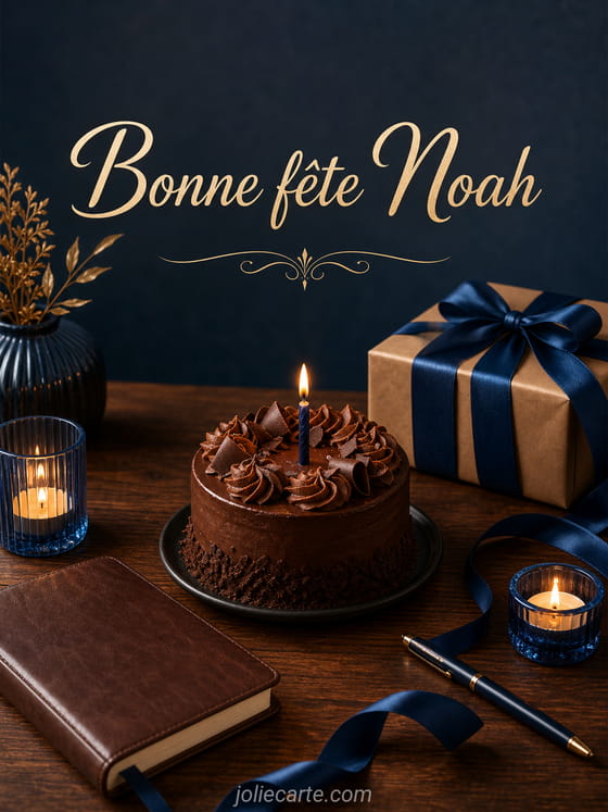 Carte bonne fête Noah