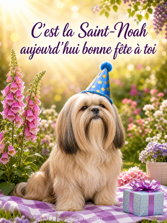 Carte bonne fête Noah