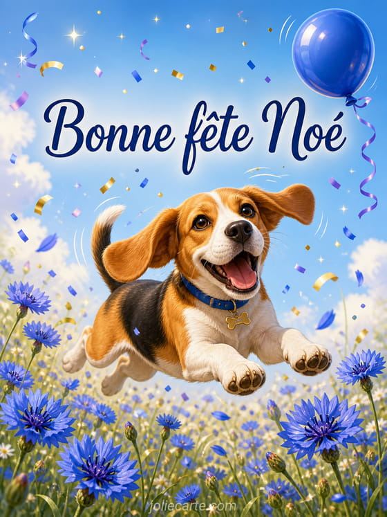 Carte bonne fête Noé