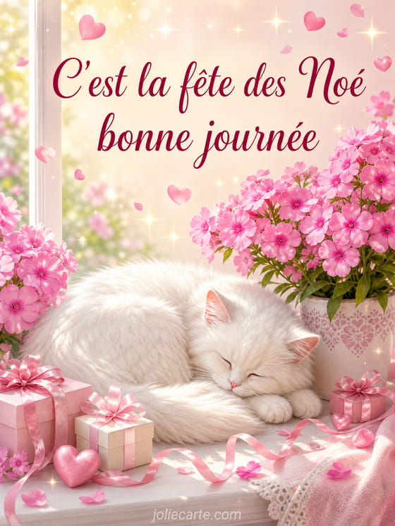 Carte bonne fête Noé