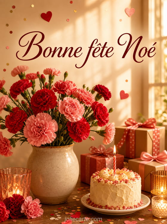 Carte bonne fête Noé
