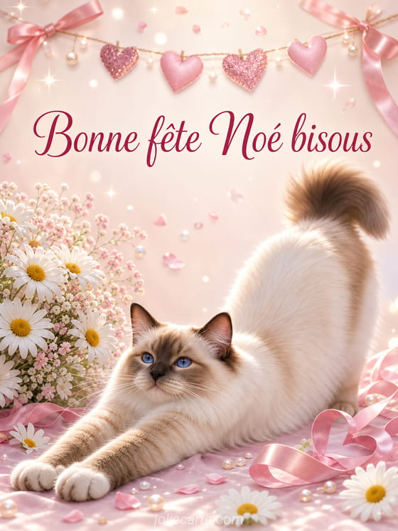 Carte bonne fête Noé
