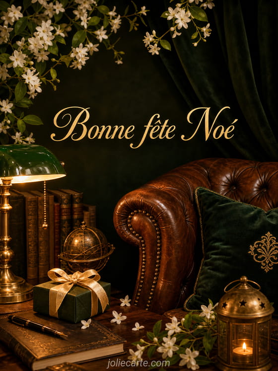 Carte bonne fête Noé