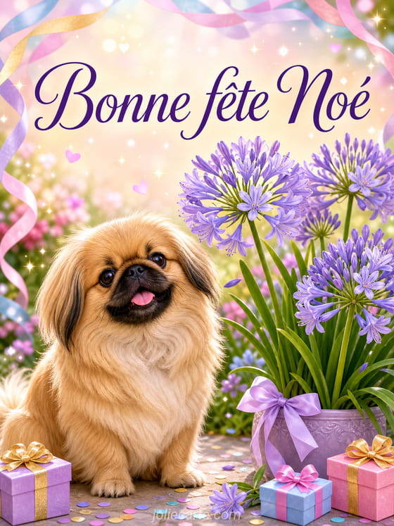 Carte bonne fête Noé